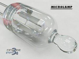 microlamp electronic parts 3d obj