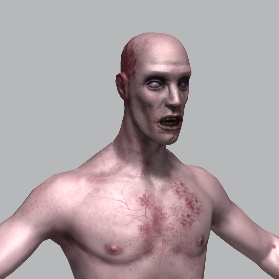 Zombie 3d Model