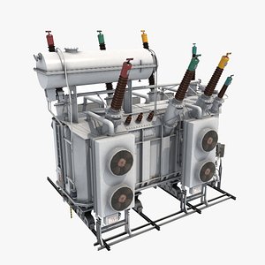 3D Main Transformer Of Power Station 2