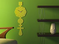 Codice Clock Lime Green