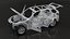 SUV Car Frame Structure with Chassis Rigged for Cinema 4D 3D model