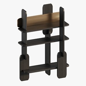 Hessentia Greffage Bookcase Wood Metal 14100FN