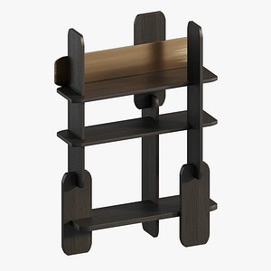 Hessentia Greffage Bookcase Wood Metal 14100FN