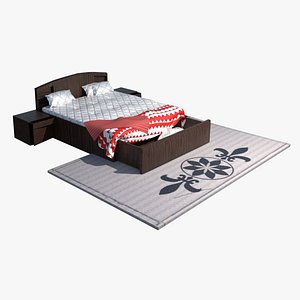 3D king size bed