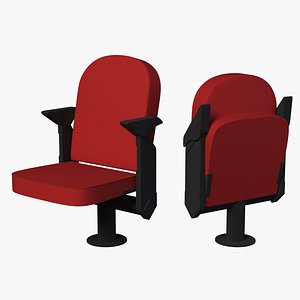 auditorium chair 3D model
