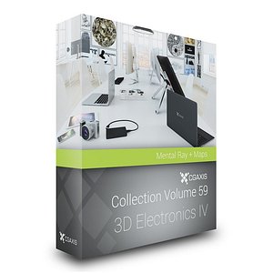3D Electronics IV – CGAxis Models Volume 59 Mental Ray