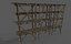 wooden scaffolding