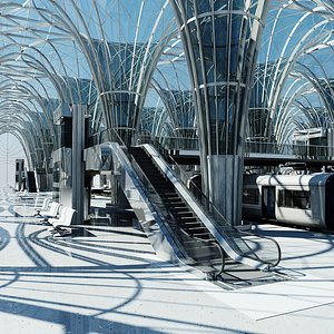 3d train station