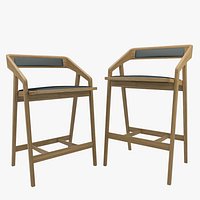 Katakana Bar and Counter Stool - Dare Studio