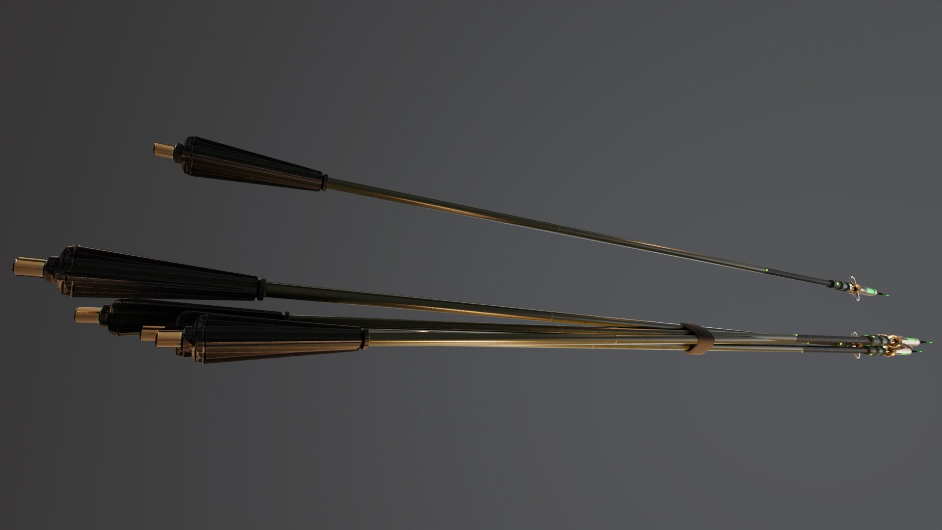 3D Sci-Fi Poison Arrows Model - TurboSquid 2279165