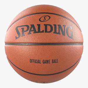 Spalding Basketball Ball - Clean 3D model