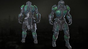 3D character death model