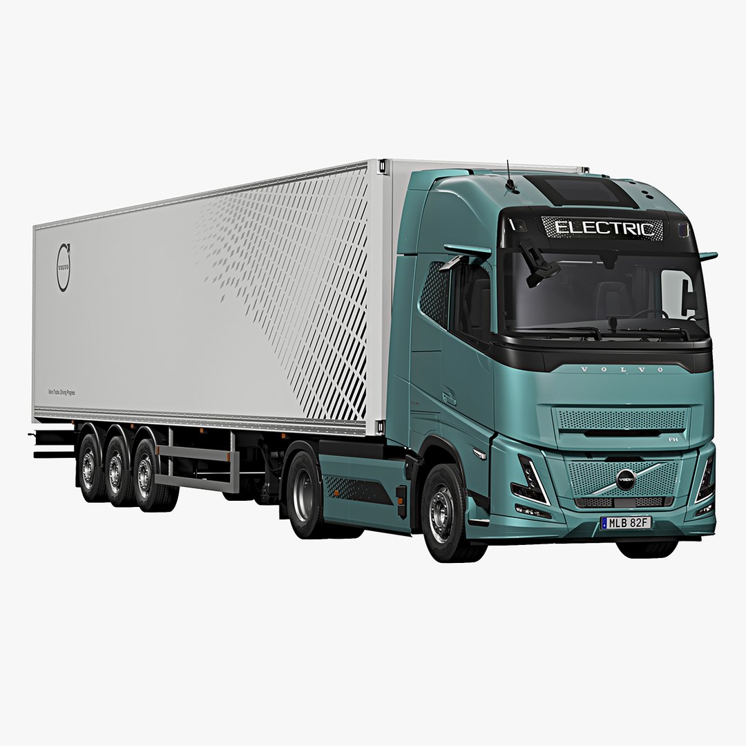3D Model 2025 Volvo FH Aero Electric Globetrotter XL - TurboSquid