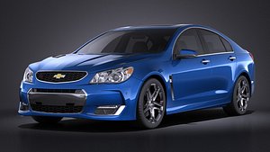 chevrolet ss 2016 3d model