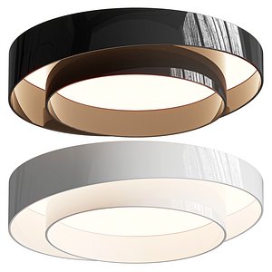 Melody Modern Double Round Led Ceiling Light