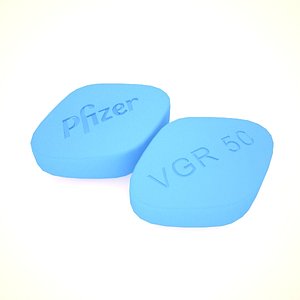 3d model viagra pill