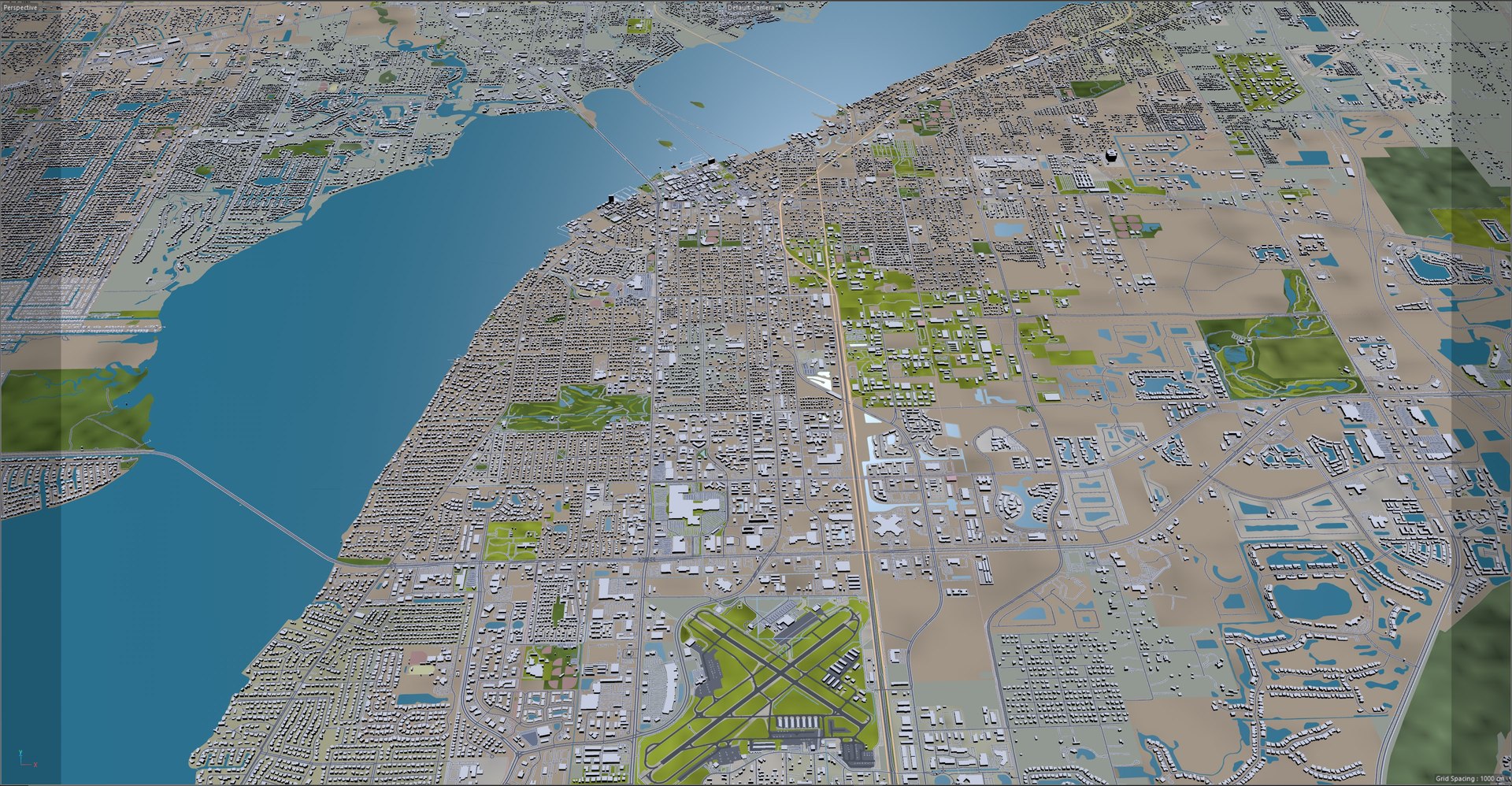 City Area Building Model - TurboSquid 1617811