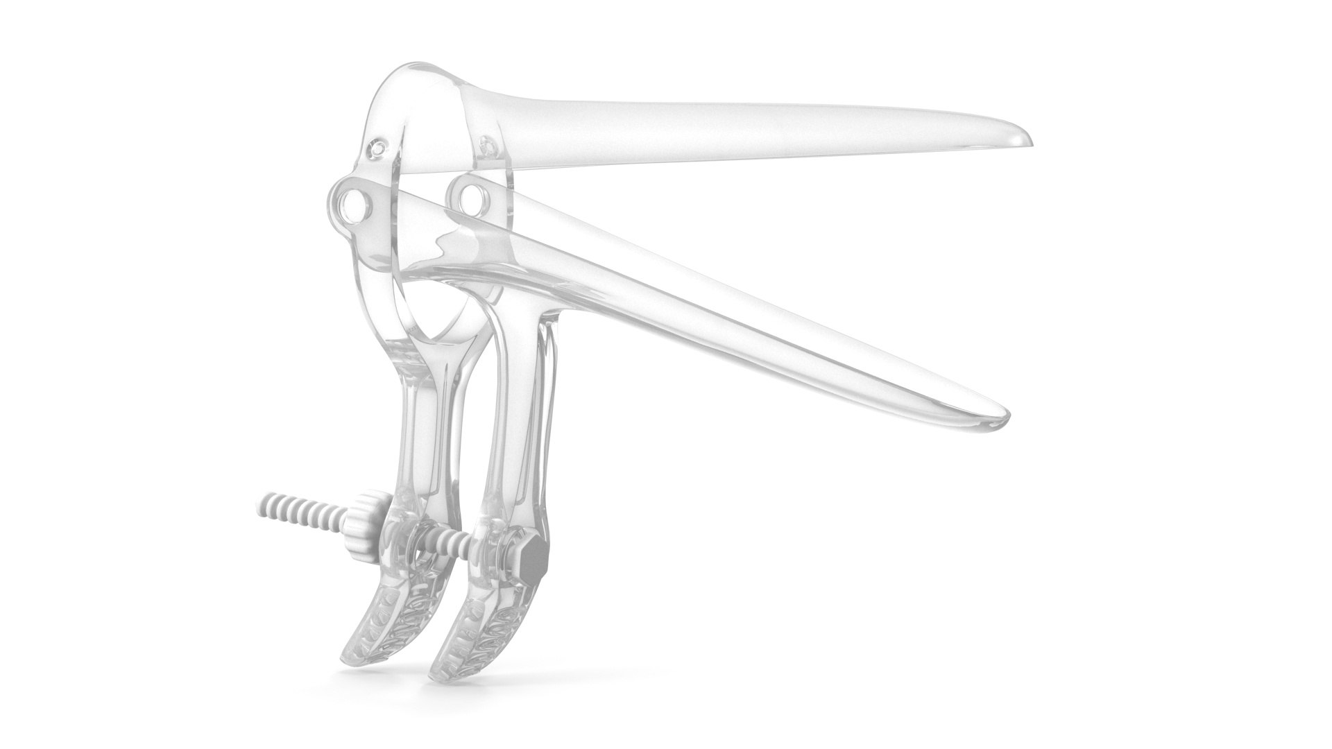 Plastic Vaginal Speculum 3D model preview