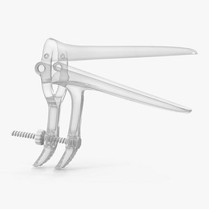 3D Plastic Vaginal Speculum model
