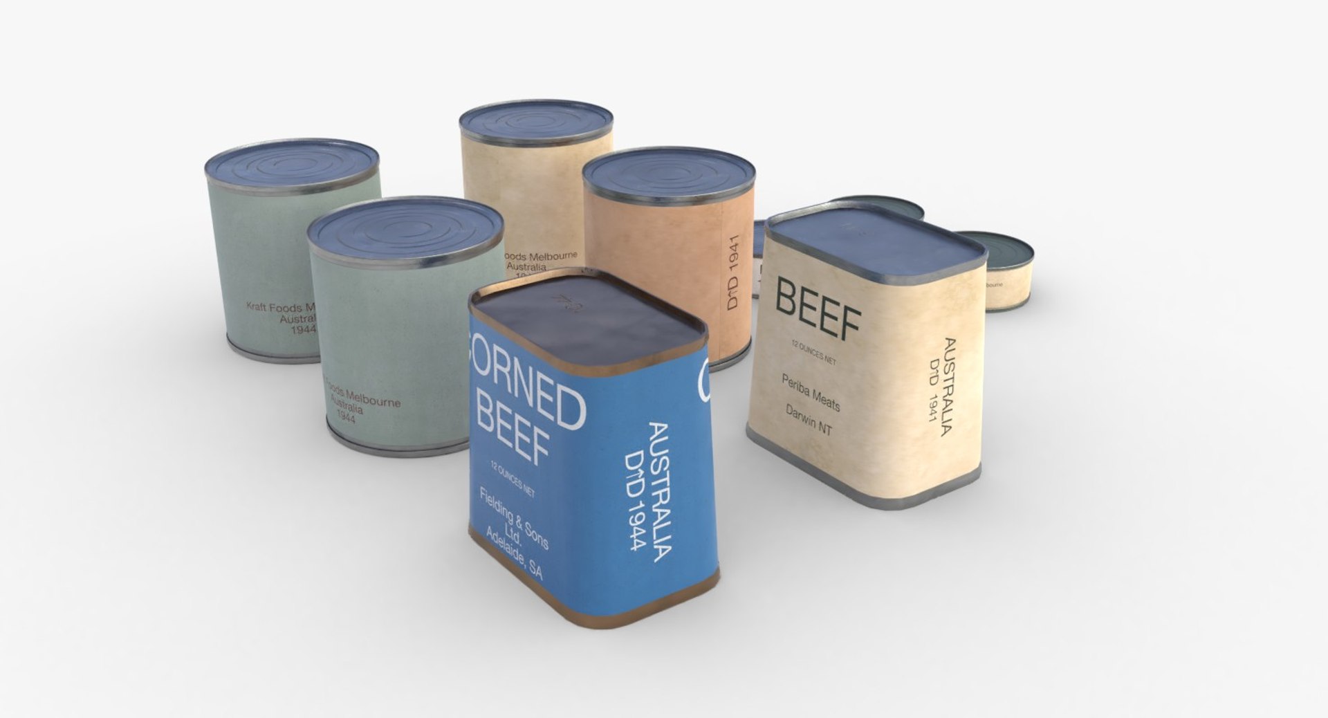 Australian Combat Rations Model - TurboSquid 1391449