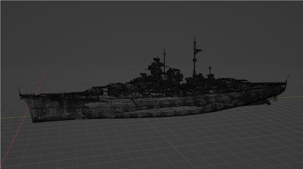 WW2 German Battleship Bismarck 3D 모델 - TurboSquid 1923716