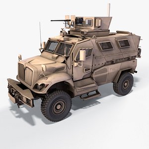 International M1224 MaxxPro Desert 3D model