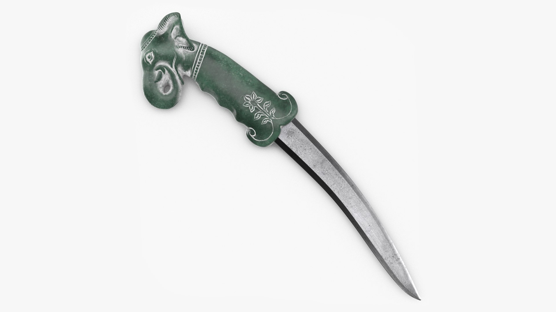 象の頭を持つインドの短剣3Dモデル - TurboSquid 1466959