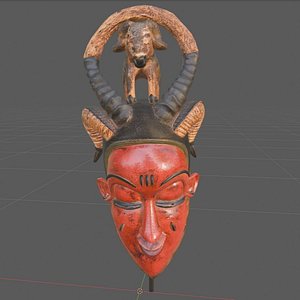 3D Zaouli mask