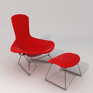 harry bertoia bird chair furniture 3d max