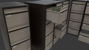 filing cabinet 3d model