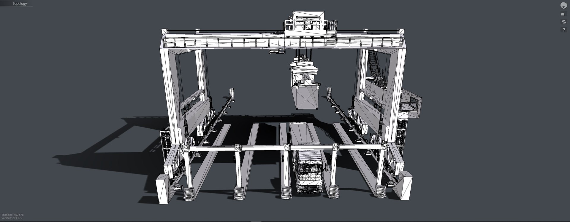 Overhead Crane 3D - TurboSquid 1788053