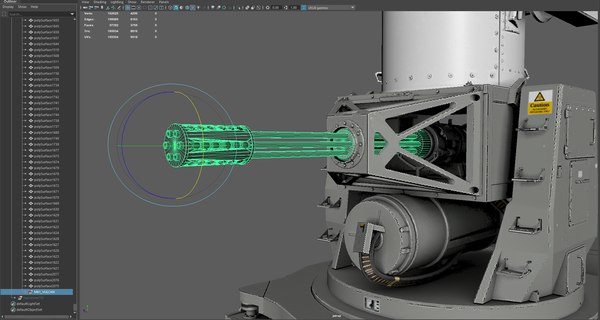 modelo 3d Falange CIWS - TurboSquid 2044169