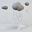 雨と3Dクラウド