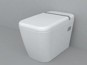3D toilet wc model