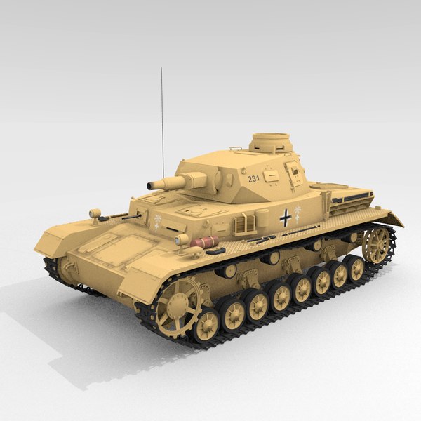 Panzer IV Ausf.D DAK中戦車3Dモデル - TurboSquid 1424845