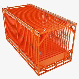 3D Barrier Mesh Stillage Stack 01