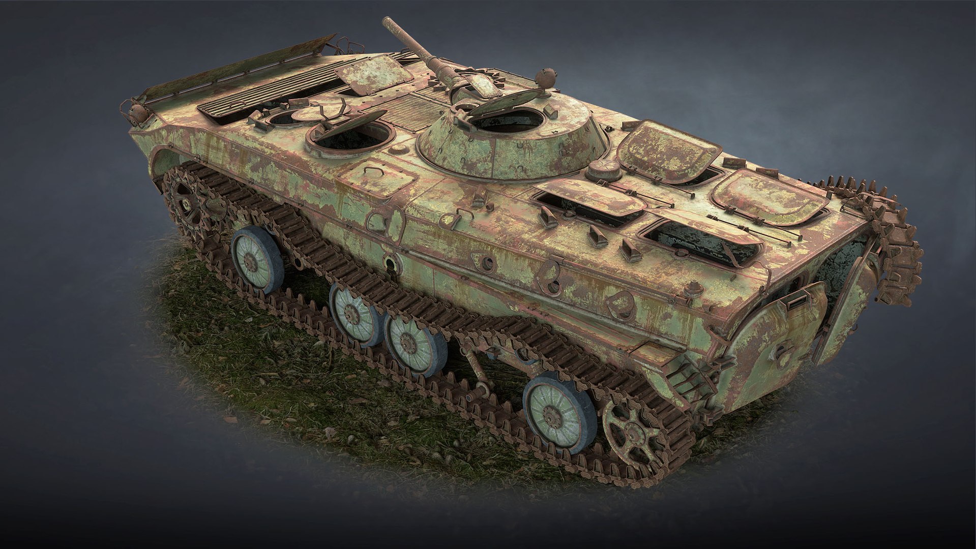 BMP-1 IFV Abandoned 3D Model - TurboSquid 1962484