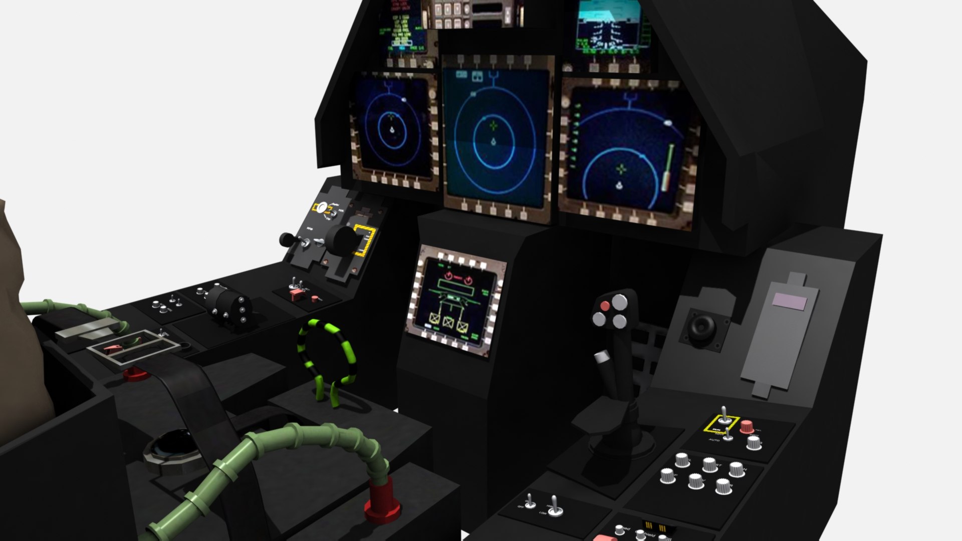 3D Model US Air Force Cockpit Collection - TurboSquid 2425140