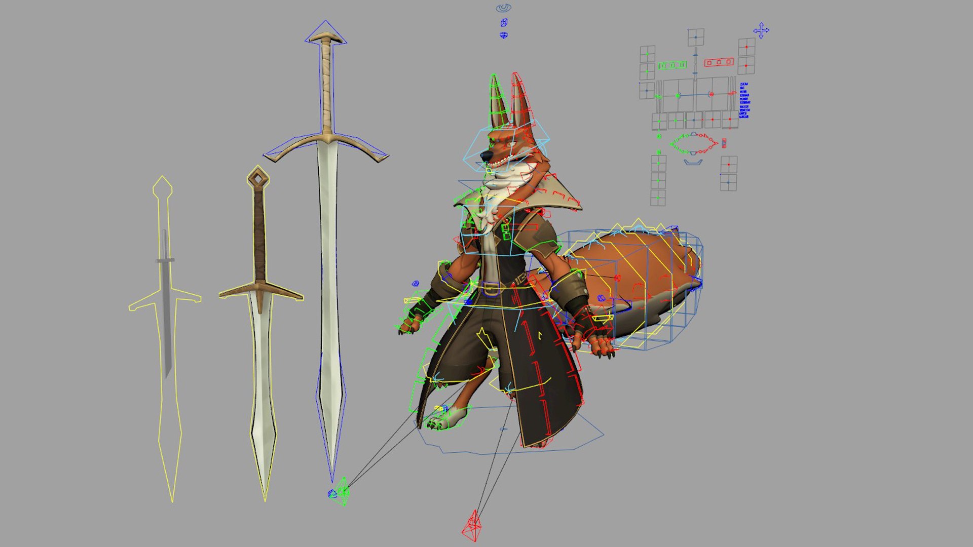 3D Sellsword Fox Anim Rig model https://p.turbosquid.com/ts-thumb/9T/B6axUl/vH/s6/jpg/1727013811/1920x1080/fit_q87/c5353d2d4c23977d2c130afb67201e505798ade8/s6.jpg