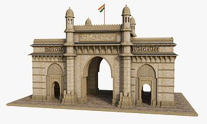 3D Mumbai The Gateway Of India model