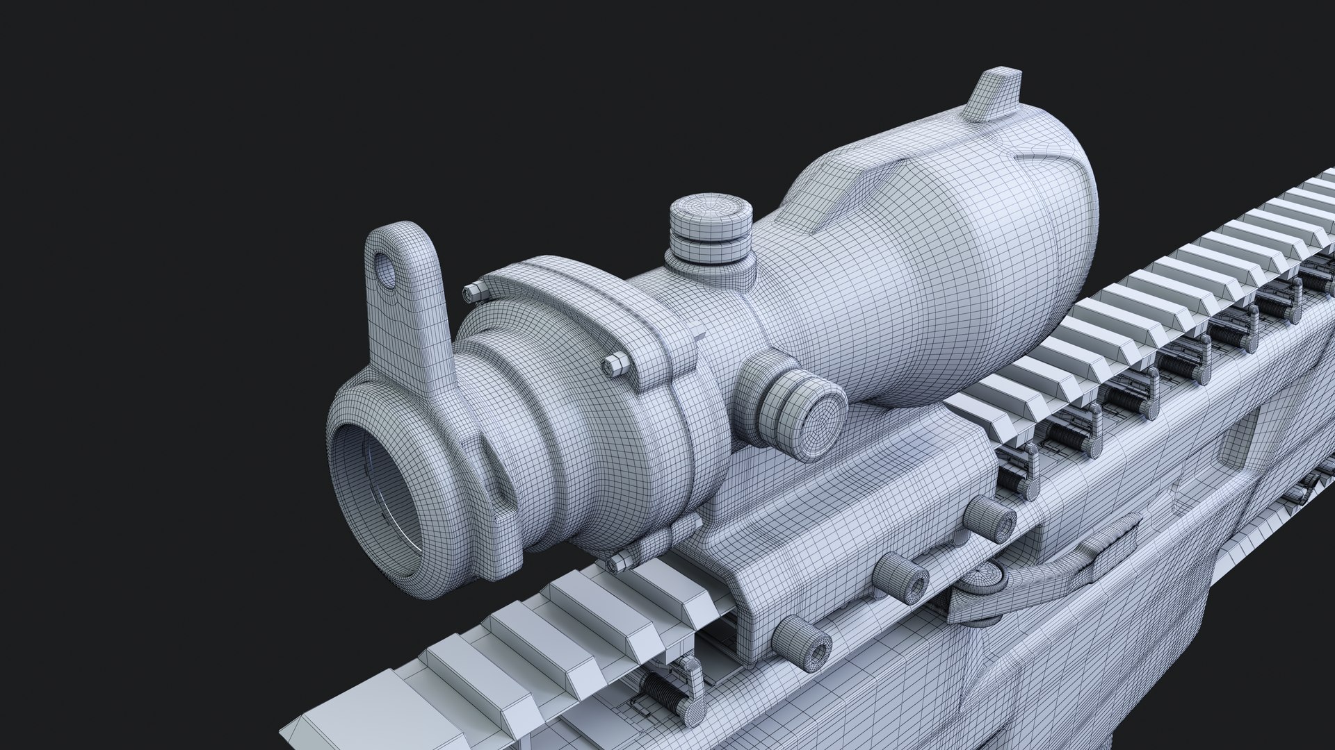 3D C8 Assault Rifle Model - TurboSquid 2331604
