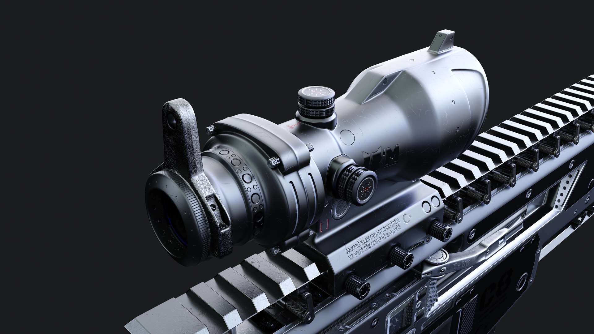 3D C8 Assault Rifle Model - TurboSquid 2331604