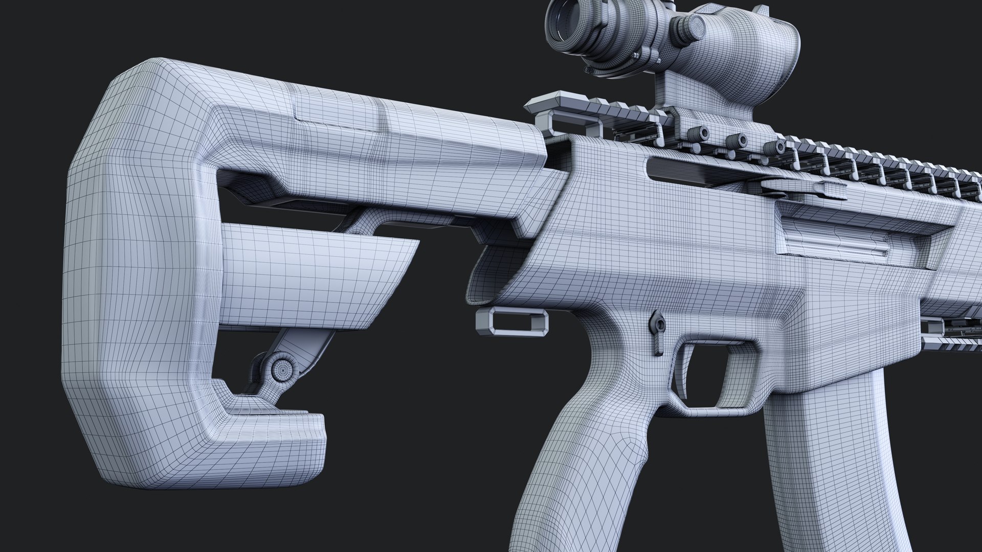 3D C8 Assault Rifle Model - TurboSquid 2331604