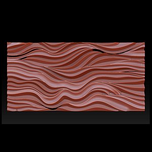 Wood relief carving model for CNC router