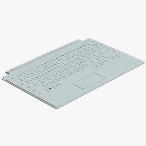 microsoft surface keyboard 3d model