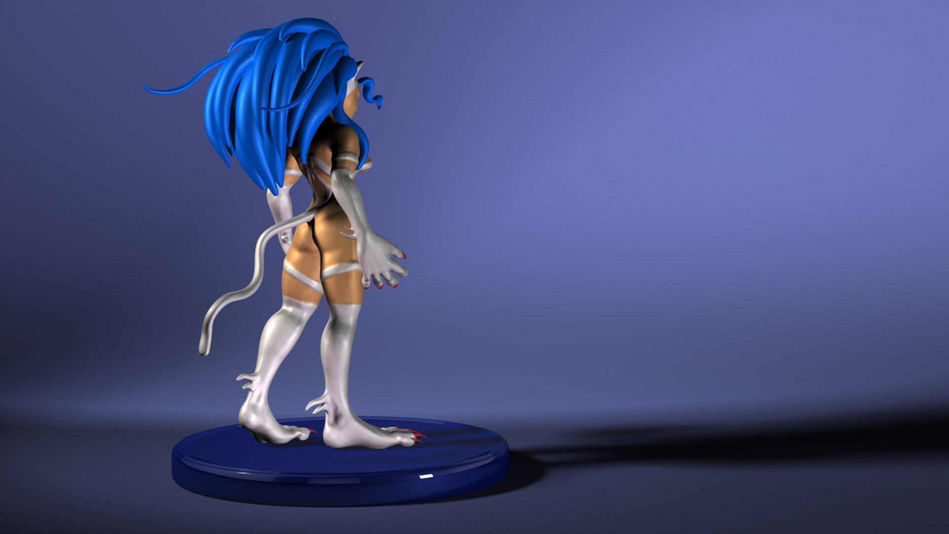 3d Model Female Cat