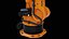 3D Industrial Robot Kuka KR700PA PBR model