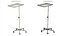 3D model Medical Adjustable Tray Table Metallic