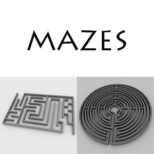 modèle 3D de Labyrinthe 3D - cercle MAZE - TurboSquid 1975195