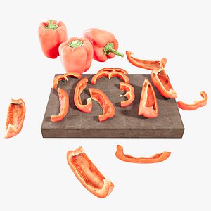 3D Chopped pepper